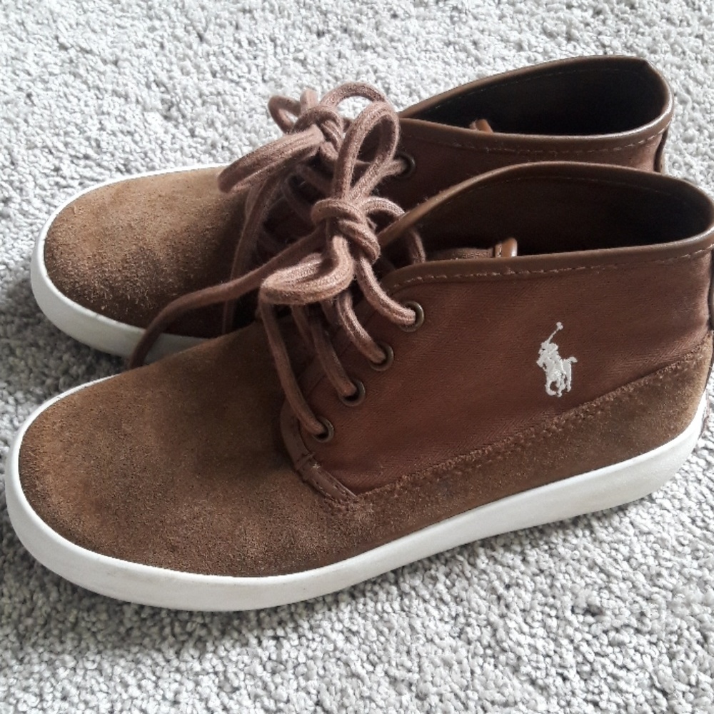 Polo Ralph Lauren brown high tops